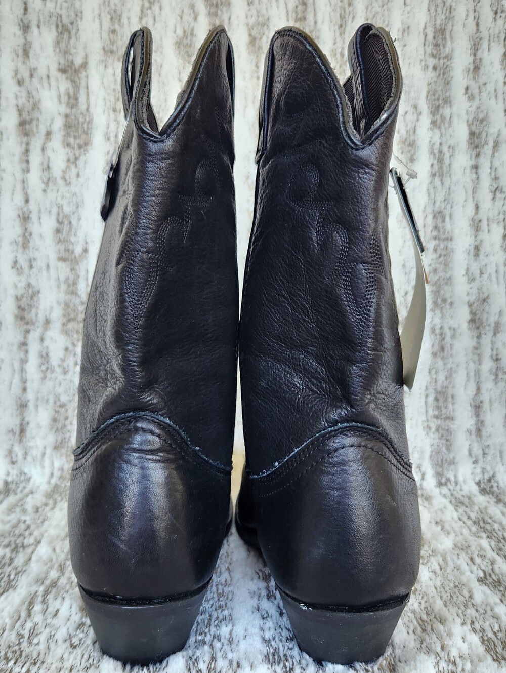 NWT Masterson Western Cowgirl Boots Black Leather #RB887 | Women's Size 12 - Picture 4 of 11